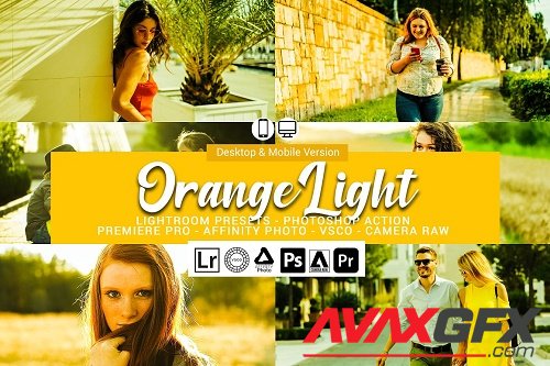 CreativeMarket - Orange Light Presets 5698212