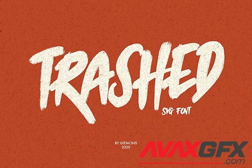 Trashed Typeface