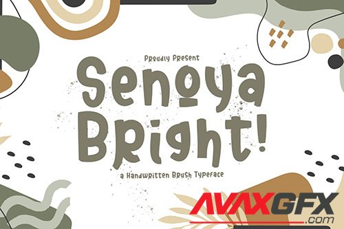 Senoya Bright - Display Font