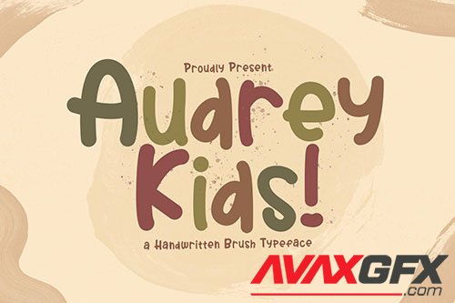 Audrey Kids - Playful Display Font