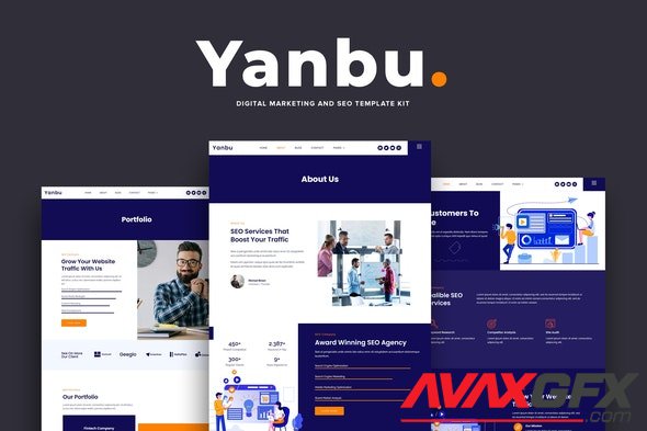 ThemeForest - Yanbu v1.0.0 - Digital Marketing & SEO Elementor Template Kit - 31097021