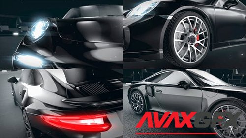 VideoHive - Sport Car Racing Logo Intro 30809376