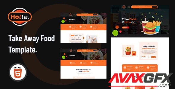 ThemeForest - Hotte v1.0 - Take Away Food HTML5 Template - 29707431