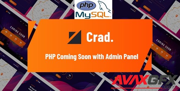 CodeCanyon - Crad v2.1 - PHP Coming Soon with Admin Panel - 28523056