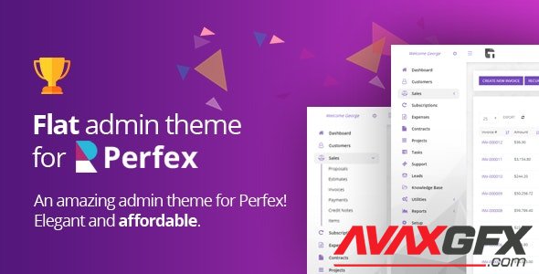 CodeCanyon - Perfex CRM - Flat admin theme v1.0 (Update: 27 November 19) - 24754675