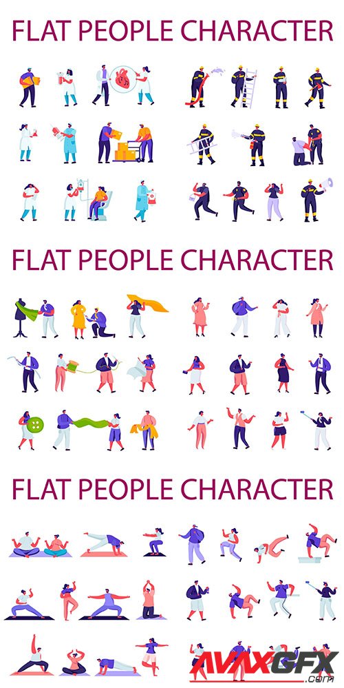 People Vector Character Creator Kit