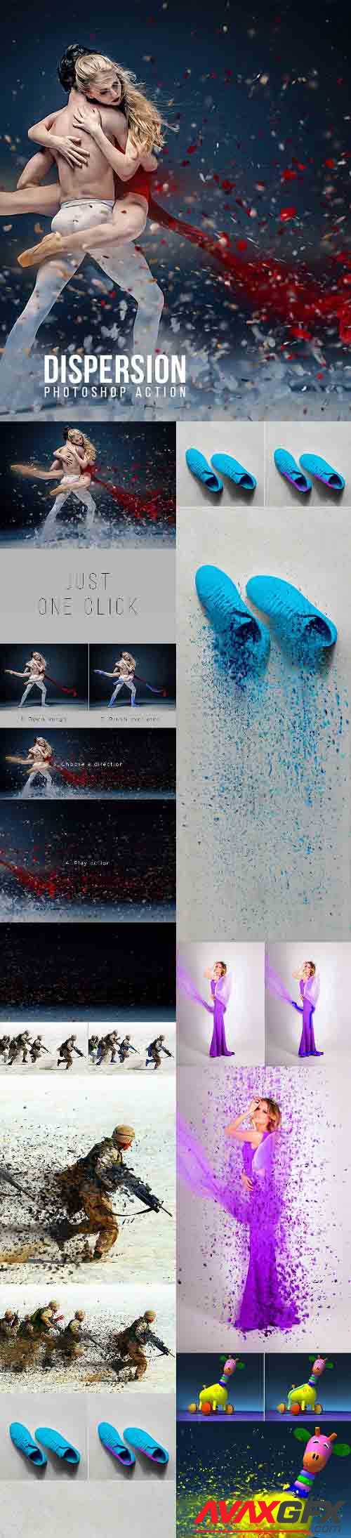 GraphicRiver - Dispersion Photoshop Action - 19396984