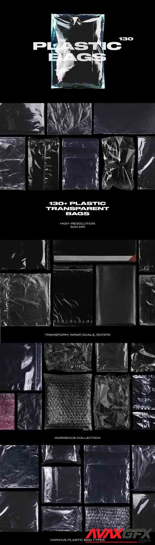 Plastic Bags Texture Branding Bundle - 5753364