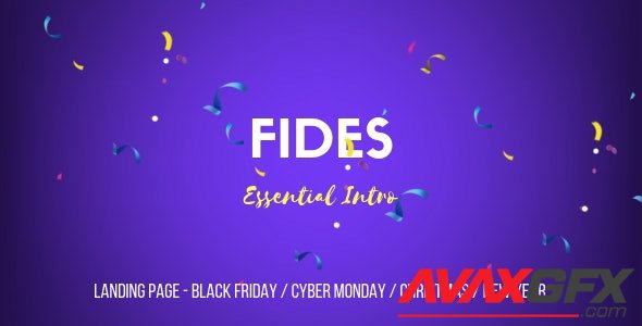 ThemeForest - Fides v1.0 - Essential Intro | Black Friday | Cyber Monday | Christmas | Campaign Landing Page Template - 22889193