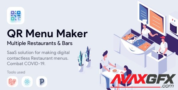 CodeCanyon - QR Menu Maker v2.1.1 - SaaS - Contactless qr restaurant menus - 28304908