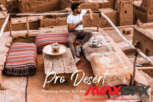 10 Pro Desert Photoshop Actions, ACR, LUT