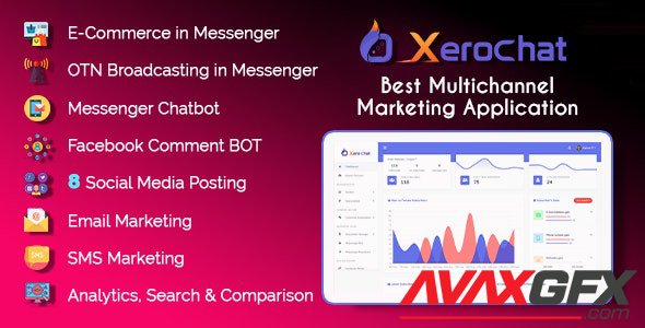 CodeCanyon - XeroChat v6.1.2 - Facebook Chatbot, eCommerce & Social Media Management Tool (SaaS) - 24477224 - NULLED