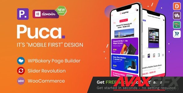 ThemeForest - Puca v2.2.12 - Optimized Mobile WooCommerce Theme - 21119152