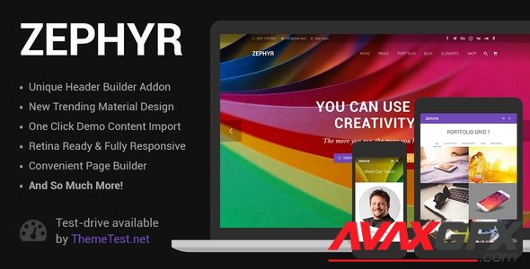 ThemeForest - Zephyr v7.14.2 - Material Design Theme - 9865647 - NULLED