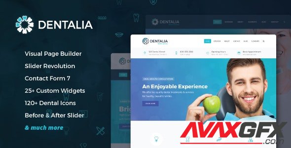 ThemeForest - Dentalia v2.1 - Dentist & Medical WordPress Theme - 18404457