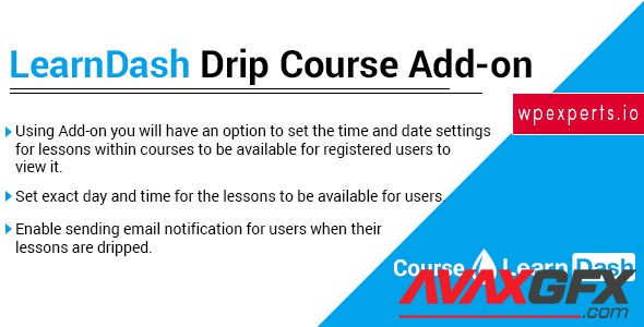 WPExperts - LearnDash Drip Course Add-on v1.0