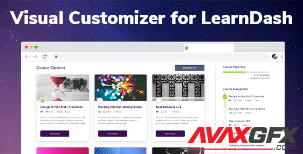SnapOrbital - Visual Customizer for LearnDash v2.3.6.1 - Enhance and Customize the LearnDash Design