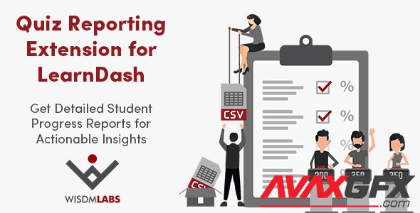 WisdmLabs - Quiz Reporting Extension for LearnDash v3.0.1 - Get Detailed Student Progress Reports - NULLED