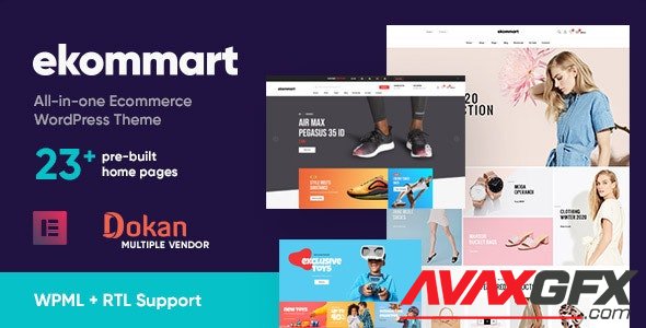 ThemeForest - ekommart v3.5.0 - All-in-one eCommerce WordPress Theme - 25893445