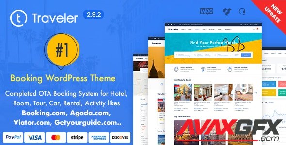 ThemeForest - Travel v2.9.3 - Booking WordPress Theme - 10822683 - NULLED