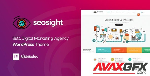 ThemeForest - Seosight v5.2 - Digital Marketing Agency WordPress Theme - 19245326 - NULLED