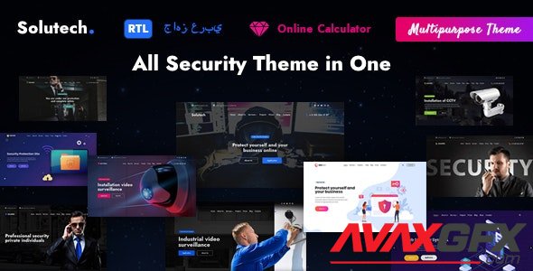 ThemeForest - Solutech v1.4.1 - Security & CCTV - 24009626