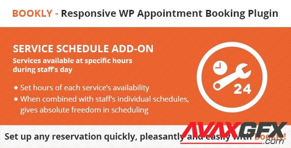 CodeCanyon - Bookly Service Schedule (Add-on) v2.8 - 18874038