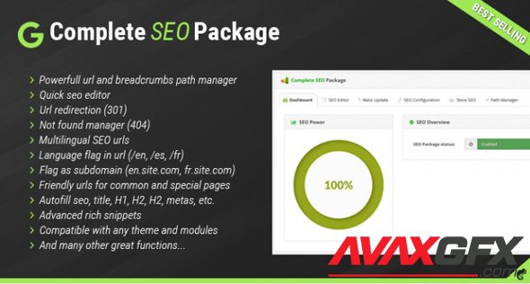 Complete SEO Package v5.4.0 - the best seo extension for opencart - NULLED