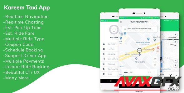 CodeCanyon - Kareem Taxi App v2.1 - Cab Booking Solution + admin panel - 25735071