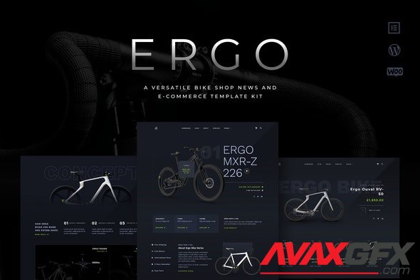 ThemeForest - ERGO v3.1.0 - A Versatile Bike Shop News and eCommerce Template Kit - 31259615