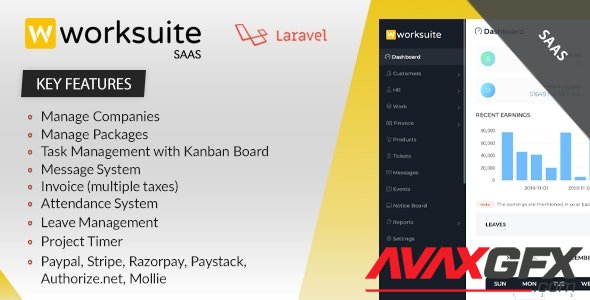 CodeCanyon - Worksuite Saas v3.9.1 - Project Management System - 23263417 - NULLED