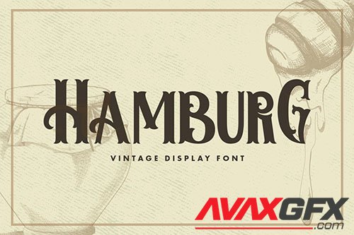 Hamburg Vintage Style Font