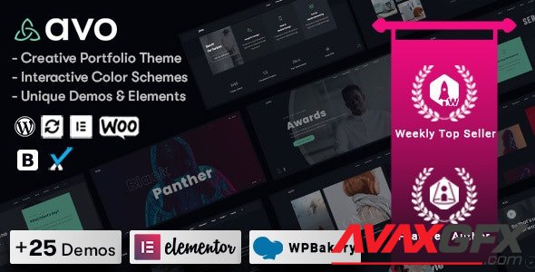 ThemeForest - Avo v1.1.2 - Creative Portfolio & Agency WordPress Theme - 28819327