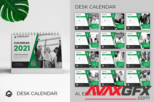 Desk Calendar 2021 NPY3WDF