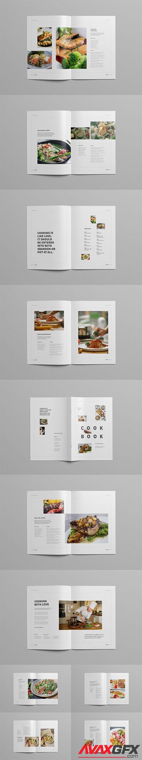 Minimal Cookbook/Recipe Book
