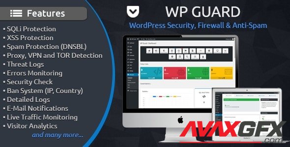CodeCanyon - WP Guard v1.6 - Security, Firewall & Anti-Spam plugin for WordPress - 23753284