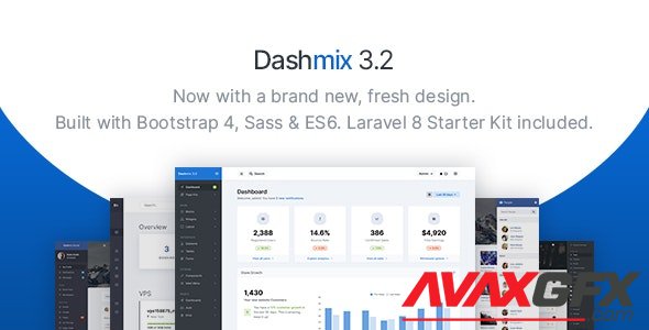 ThemeForest - Dashmix v3.2 - Bootstrap 4 Admin Dashboard Template & Laravel 8 Starter Kit - 21682338