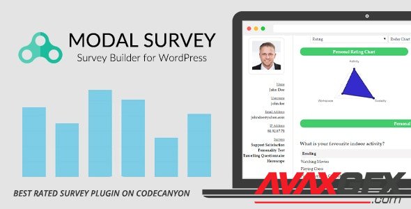 CodeCanyon - Modal Survey v2.0.1.8.4 - WordPress Poll, Survey & Quiz Plugin - 6533863