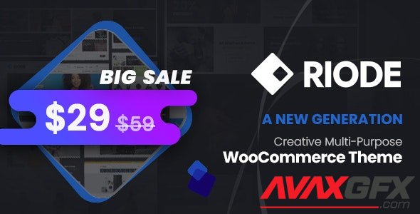 ThemeForest - Riode v1.0.4 - Multi-Purpose WooCommerce Theme - 30616619 - NULLED