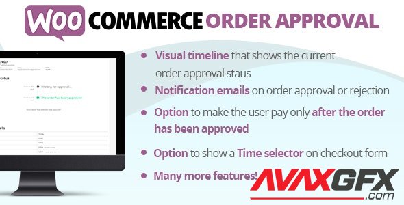 CodeCanyon - WooCommerce Order Approval v5.0 - 24935450 - NULLED