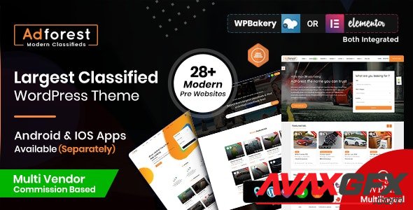 ThemeForest - AdForest v4.4.6 - Classified Ads WordPress Theme - 19481695 - NULLED