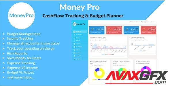 CodeCanyon - Money Pro v1.2.6 - Cashflow and Budgeting Manager - 20657801