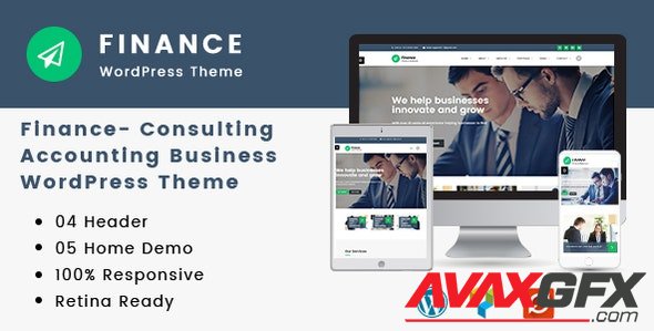 ThemeForest - Finance v1.3.6 - Consulting, Accounting WordPress Theme - 19444449