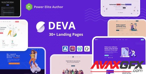 ThemeForest - Deva v1.0.5 - 30+ Landing Pages - 29892032