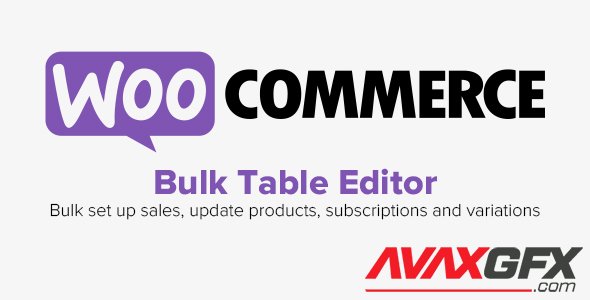 WooCommerce - Bulk Table Editor for WooCommerce v2.1.21