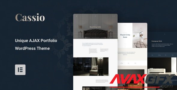 ThemeForest - Cassio v2.6.1 - AJAX Portfolio WordPress Theme - 24757750