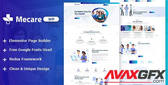 ThemeForest - Mecare v1.0 - Hospital and Health WordPress Theme (Update: 6 April 21) - 28196250