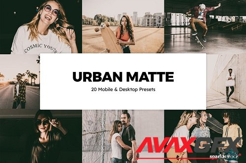 20 Urban Matte Lightroom Presets - 6043819