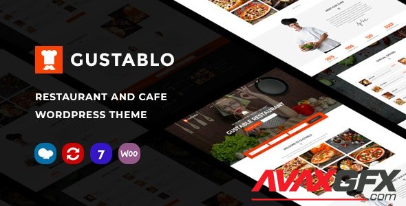 ThemeForest - Gustablo v1.13 - Restaurant & Cafe Responsive WordPress Theme - 21622075