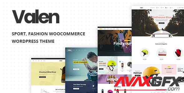 ThemeForest - Valen v2.1 - Sport, Fashion WooCommerce WordPress Theme - 22922379